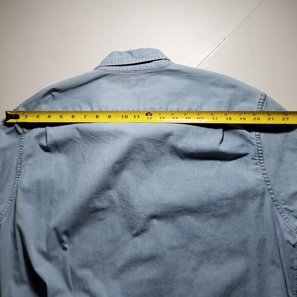 Wrangler Denim Mens Stretch Button Front Shirt Sz XL - Picture 14 of 16